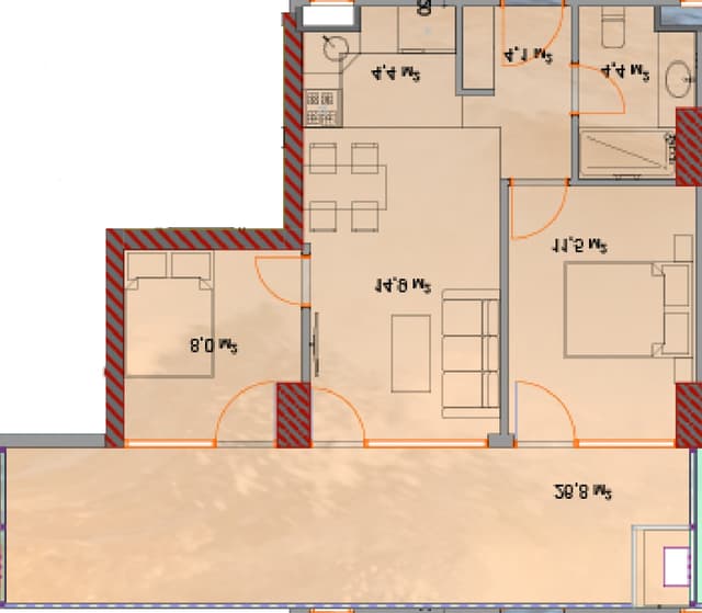2-комнатная квартира, 76.1 м², 19 этаж в ЖК "Horizon Grand Residence"