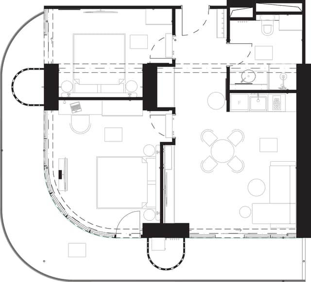 3-комнатная квартира, 91.2 м², 16 этаж в ЖК "Montemar"