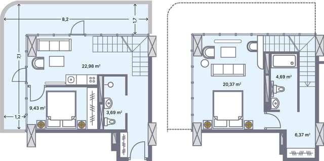 Квартира, 89 м², 10 этаж в ЖК "Wyndham Grand Aqua"