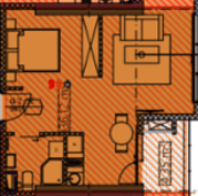 studio, 44.61 m², 7 floor in "Park Tower"