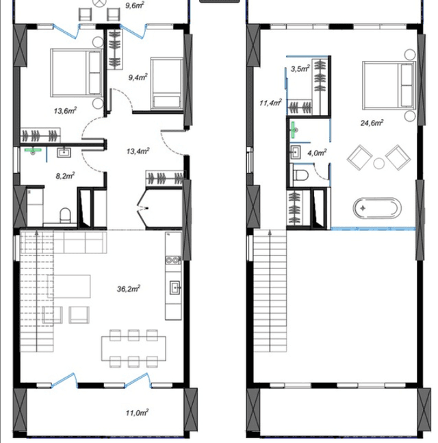 3-bedroom apartment, 101.4 m², 19 floor in "Next White"