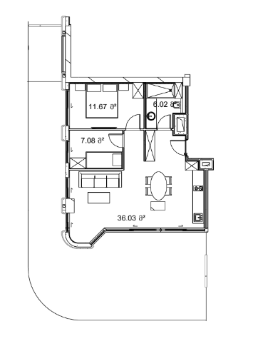 2-bedroom apartment, 132.1 m², 14 floor in "Next Collection"