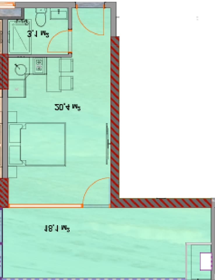 Студия, 42.4 м², 11 этаж в ЖК "Horizon Grand Residence"
