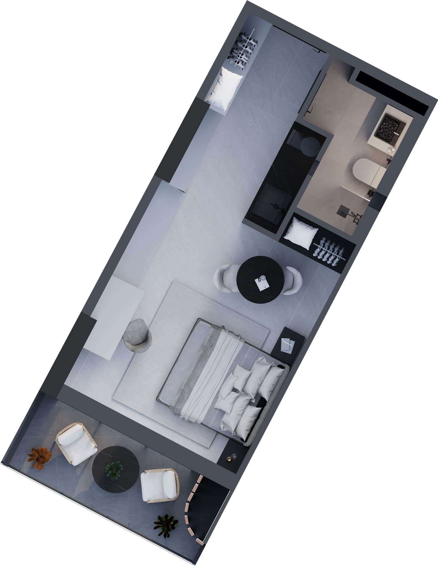 1-комнатная квартира, 35 м², 16 этаж в ЖК "Montemar"