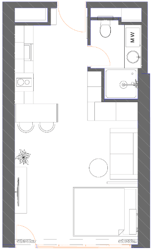 Студия, 39.69 м², 32 этаж в ЖК "7th Heaven Residence"