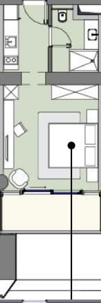 Студия, 32.6 м², 25 этаж в ЖК "Next Address"