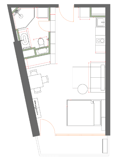Студия, 40.28 м², 32 этаж в ЖК "7th Heaven Residence"