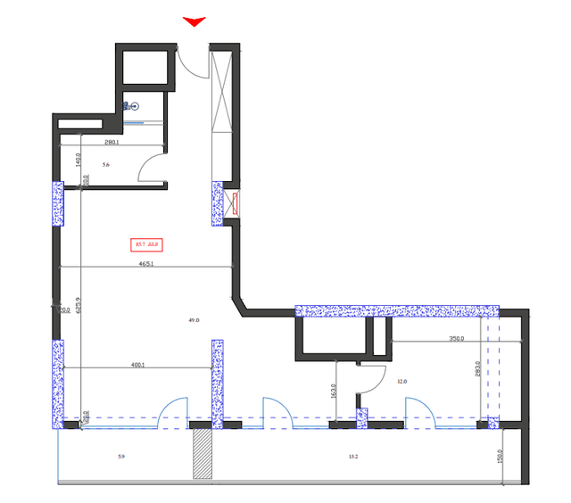 Студия, 85.7 м², 17 этаж в ЖК "Marina Club"