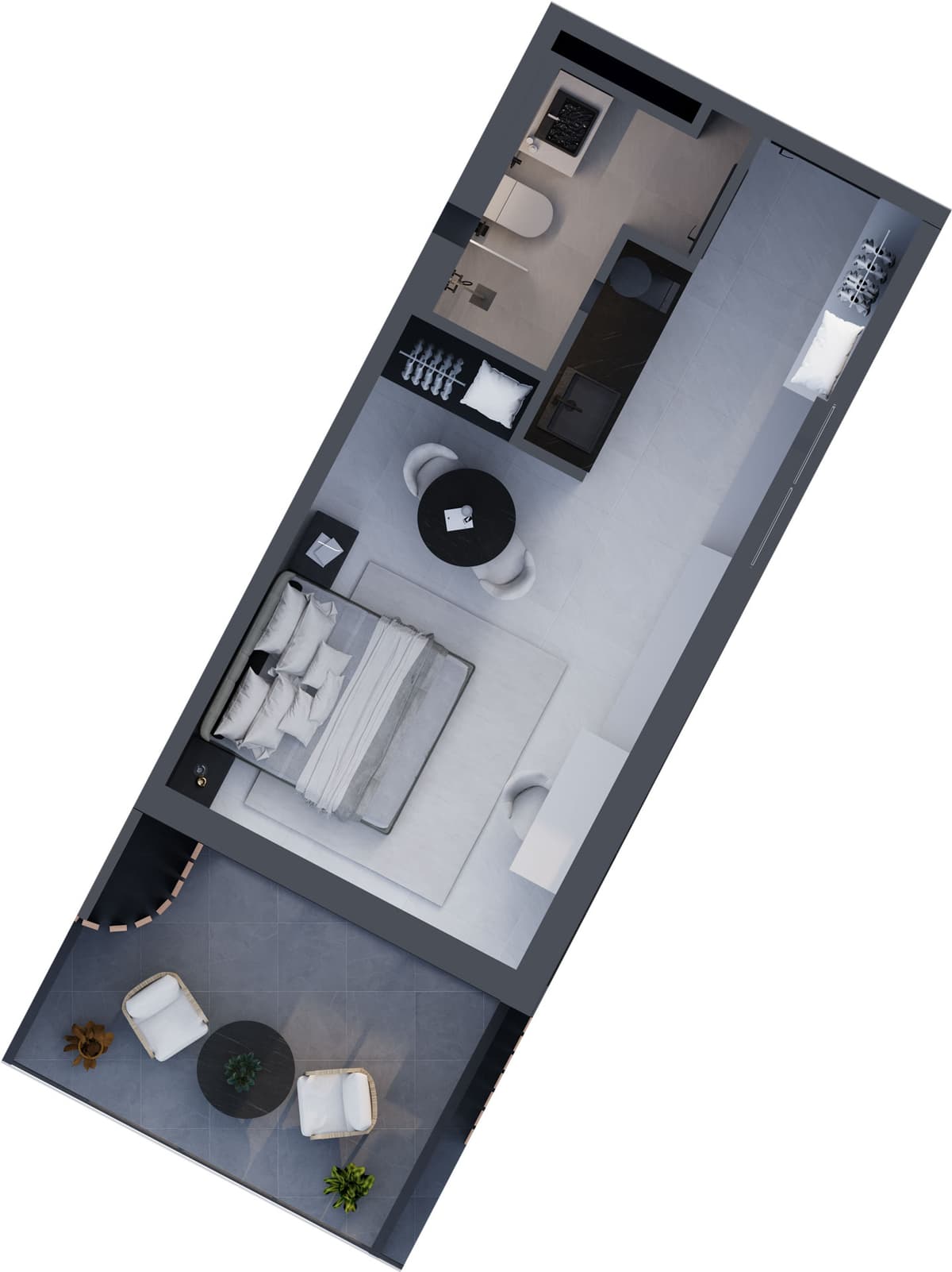 1-комнатная квартира, 37.5 м², 4 этаж в ЖК "Montemar"