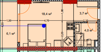 Студия, 32.7 м², 4 этаж в ЖК "Lagoon Resort"