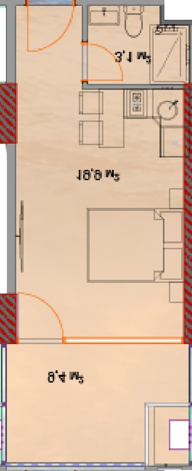 Студия, 33.1 м², 22 этаж в ЖК "Horizon Grand Residence"