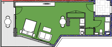 Студия, 56.45 м², 11 этаж в ЖК "Palm Residence"
