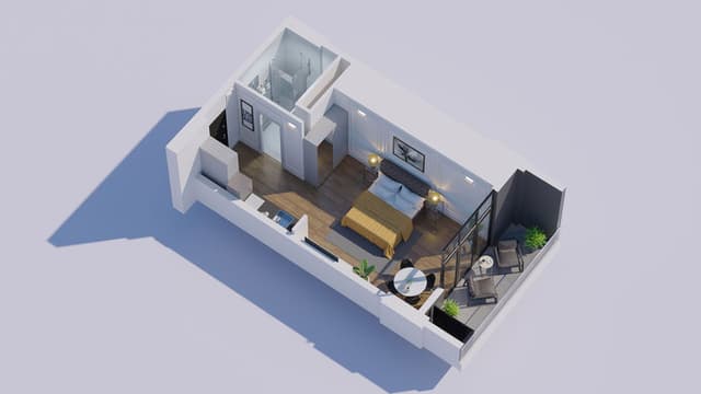 Студия, 32.47 м², 10 этаж в ЖК "GWG Batumi"