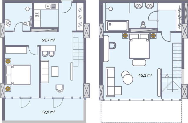 apartment, 111.9 m², 10 floor in "Wyndham Grand Aqua"