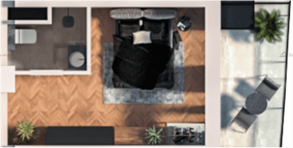 Студия, 27.1 м², 15 этаж в ЖК "Boulevard Point"