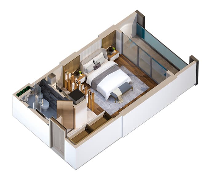 Студия, 30.7 м², 20 этаж в ЖК "LemonGarden Residence & Spa"