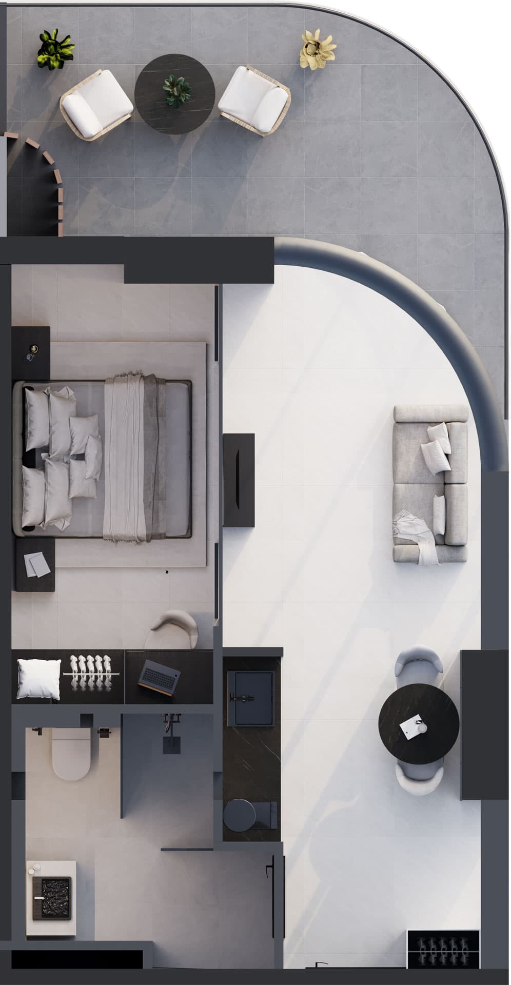 2-комнатная квартира, 52.2 м², 4 этаж в ЖК "Montemar"