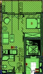 studio, 41.29 m², 6 floor in "Park Tower"