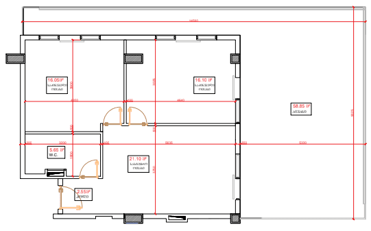 2-bedroom apartment, 122.2 m², 14 floor, H-2 hotel in Batumi