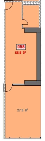 Студия, 66.9 м², 5 этаж в ЖК "White House"