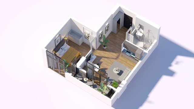 2-комнатная квартира, 49.87 м², 22 этаж в ЖК "GWG Batumi"