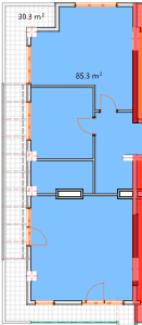 2-bedroom apartment, 115.6 m², 15 floor in "Modern Residence"