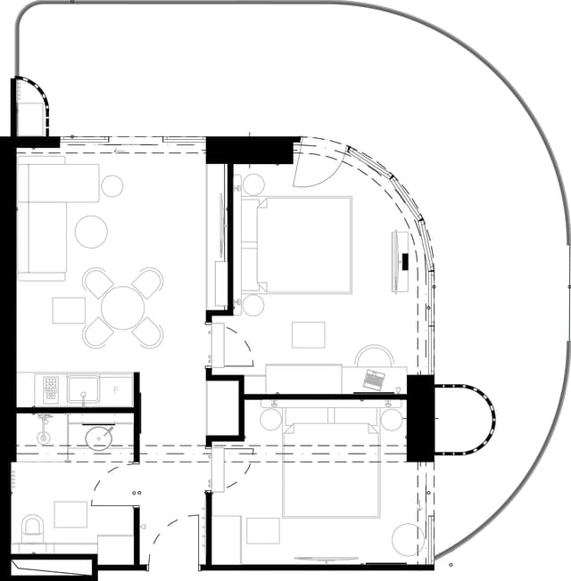 3-комнатная квартира, 96.6 м², 10 этаж в ЖК "Montemar"