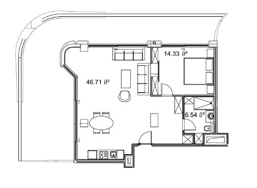apartment drawing